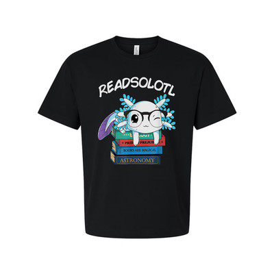 Unisex Bookish Panda Graphic Tee With Glasses And Stack Of Books