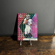 2020 Panini Mosaic - Rookies Jalen Hurts #222 Mosaic Camo Pink Prizm (RC)