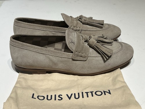 Louis Vuitton hellbraune Halbschuhe mit Quasten 7 LV 8 US - Bild 2 von 11