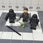 LEGO Star Wars Mandalorian, Baby Yoda and 2 Dark Troopers Lot