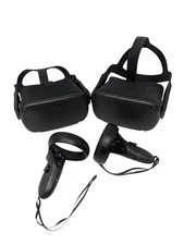 Oculus Quest 1 64GB VR Headset Bundle (2 Units) w/ Controllers & Cables