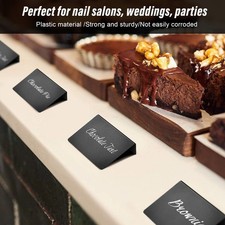 10pcs Mini Chalkboard Set Display Black Chalkboard Buffet Signs