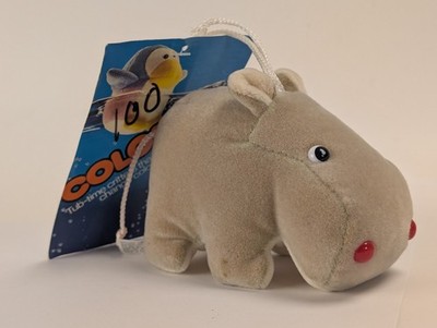 1984 Mattel Coloroo Zoo Tub Time Critters Change Color Hippo Plush Doll