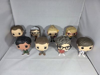 Funko Pop Big Bang Theory Set Penny Sheldon Leonard Raj Howard Amy Bernadette +