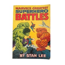 Marvel's Greatest Superhero Battles By Stan Lee Fireside Soft Cover 1978
