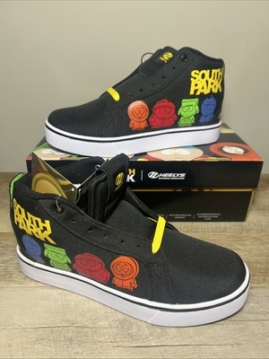 Heelys Racer South Park Mens Size 10 Black Lifestyle Sneakers Shoes New In Box