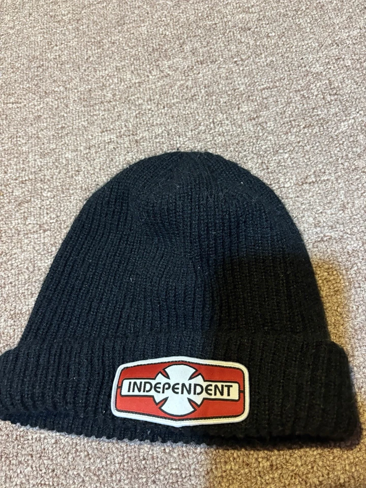 Gorro parche negro monopatín independiente vintage años 2000 Foto 3 de 4