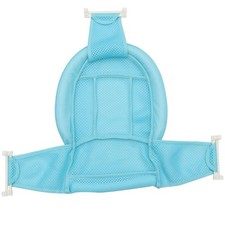 Adjustable Bath Seat Net Comfortable Bathtub Support for Easy to Medium, Blue