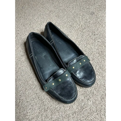 Mocassino donna taglia 8M Timberland nero Plymouth driver pelle mocassino ballerine