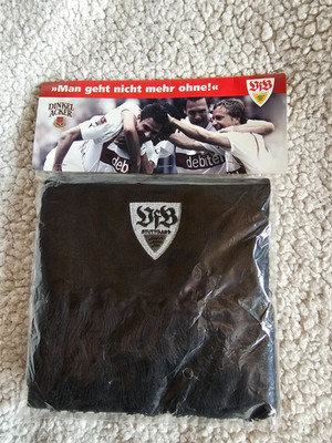 VfV Stuttgart Fussball Fußball Schal Scarf Webschal schwarz silber grau