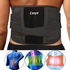 Adjustable Lower Back Brace Lumbar Support Waist Belt Men Women Pain Relief