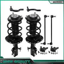 For 2011-2016 Scion tC Front Struts w/Coil Spring Sway Bars Tie Rods Ball Joints