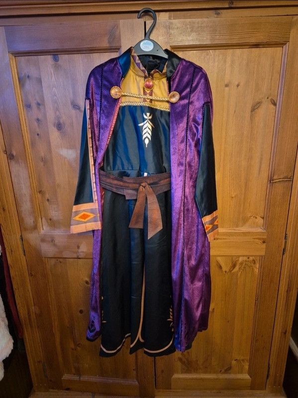 Disfraz Frozen Il Anna Edad 2-3 Nuevo con Etiquetas - Vestido con Capa y Cinturón