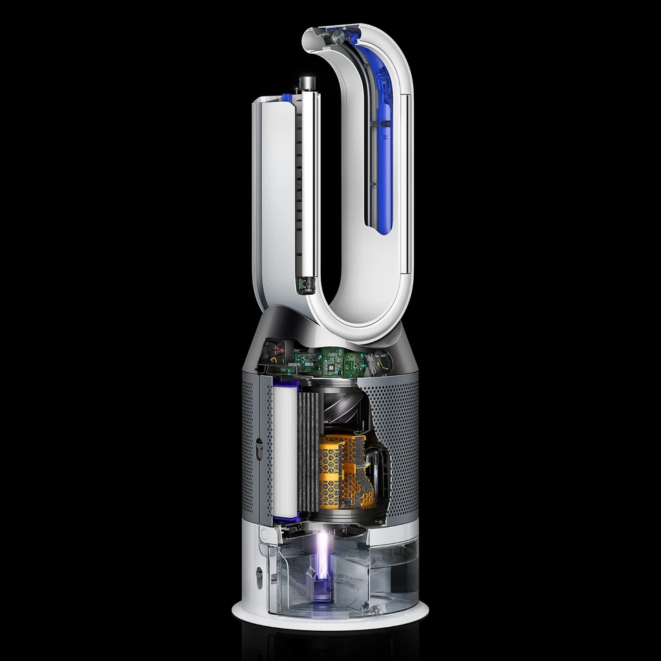 Ventilador purificador Dyson Pure Humidify+Cool™ PH01 | Blanco/Plateado | Reacondicionado Foto 2 de 4