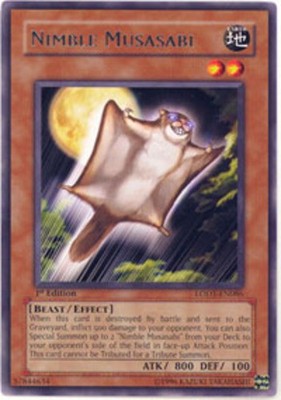 1 x Nimble Musasabi - LODT-EN086 - Rare - Unlimited Edition Near Mint, English Y