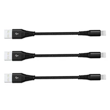 [Apple Mfi Certified] Short Iphone Charging Cable(3Pack 8 Inch),Usb to Lightning