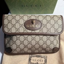 Gucci GG Supreme Web Neo Vintage Pre-Loved Be...