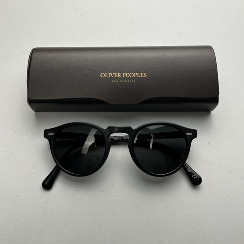 Oliver Peoples Gregory Peck Sun OV5217S 1031P2 Semi Matte Black W/ Case