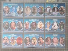 Rittenhouse Star Trek Connections Full 9 Card Aliens Chase Insert Set A1-A9