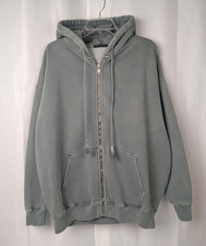 Brandy Melville John Galt Hoodie Green Oversi...