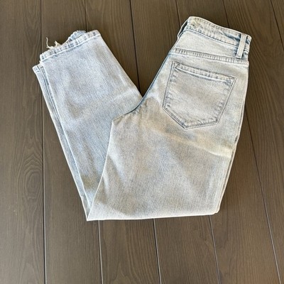 Flying Monkey Jeans Womens 24 Blue High Rise Baggy Distressed Stretch Denim