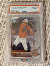 2022 JACKSON HOLLIDAY BOWMAN DRAFT CHROME ROOKIE #BDC168 GEM MINT PSA 10 RC! D