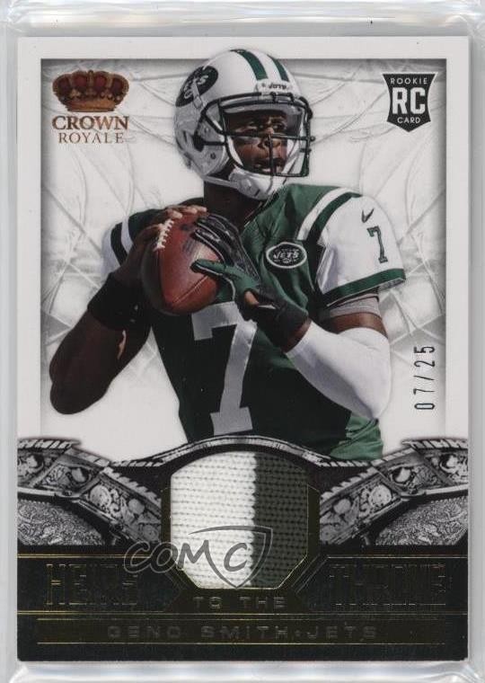 Geno Smith Panini Crown Royale Rookie Royalty Materials #11 Prime