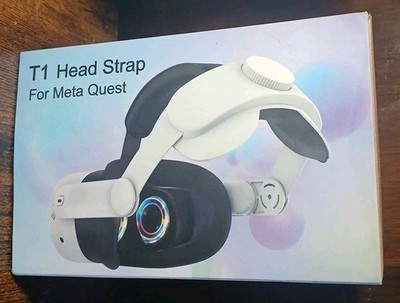Comfort Strap For Meta Quest Virtual Reality Headset New Black Gaming