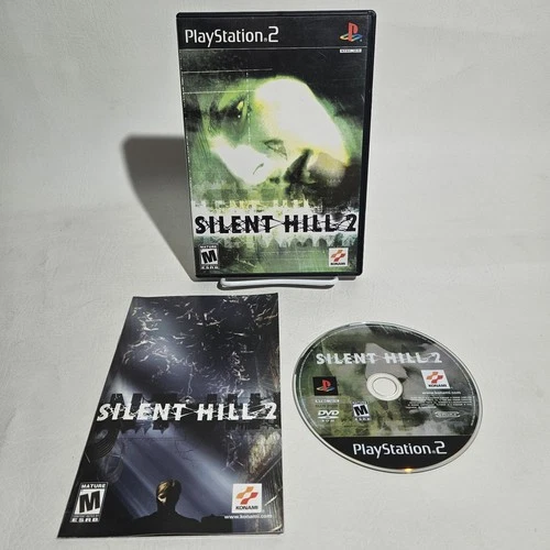 Silent Hill 2 (PlayStation 2, 2001) PS2 Black Label Authentic Complete CIB
