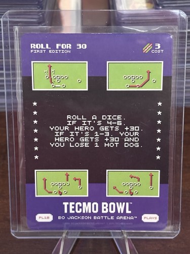 Play 18 - ROLL FOR 30 - Bo Jackson Battle Arena Tecmo Bowl #PL18