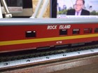 HO Rock Island Tail or Observation Passenger Car Rivarossi Original Box — photo 7