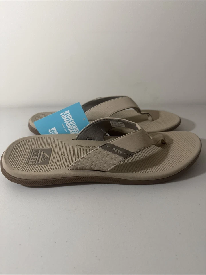 Sandalias cómodas con cojín Reef Santa Ana para hombre talla 14 Foto 2 de 4