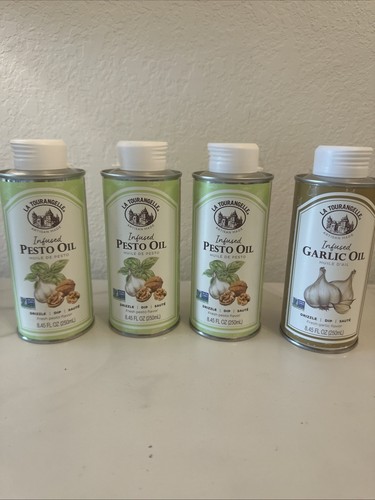La Tourangelle Infused 3 Pesto Oil And 1 Infused Garlic Oil 250ml Each - Picture 2 of 4