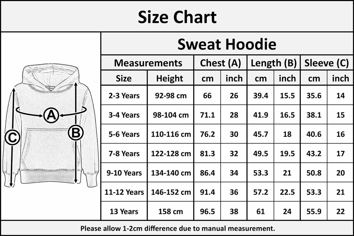 Kids Girls Boys Sweat Shirt Tops Plain Red Hooded Jumpers Hoodies