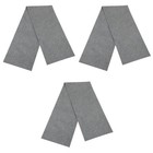 3pcs Leinentischläufer