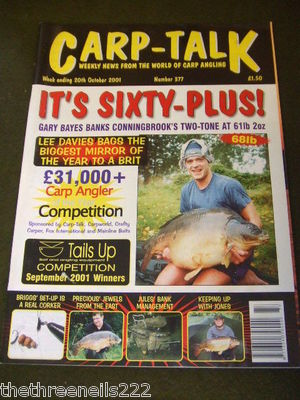 CARP TALK #377 - IT'S SIXTY PLUS - OCT 20 2001 