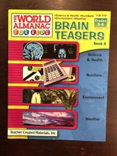 Brain Teasers Ser.: The World Almanac for Kids Brain Teasers, Grades 3-4 by...