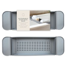 Extendable Over Bath Rack, adjustable arms, maximise storage, anti-slip