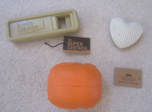 Lot of 3 Bark Box Super Chewer dog toy Bottle Opener + Toof nylon, rubber turkey