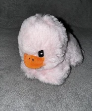 Kellytoy Mini Pink Duck Plush Weighted Stuffed Animal 5 Inch
