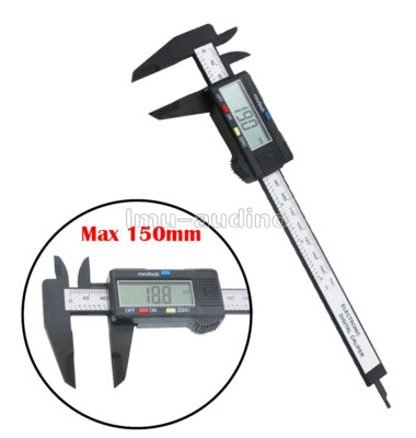 150mm 6inch LCD Digital Caliper Vernier Micrometer Electronic Ruler Gauge Meter
