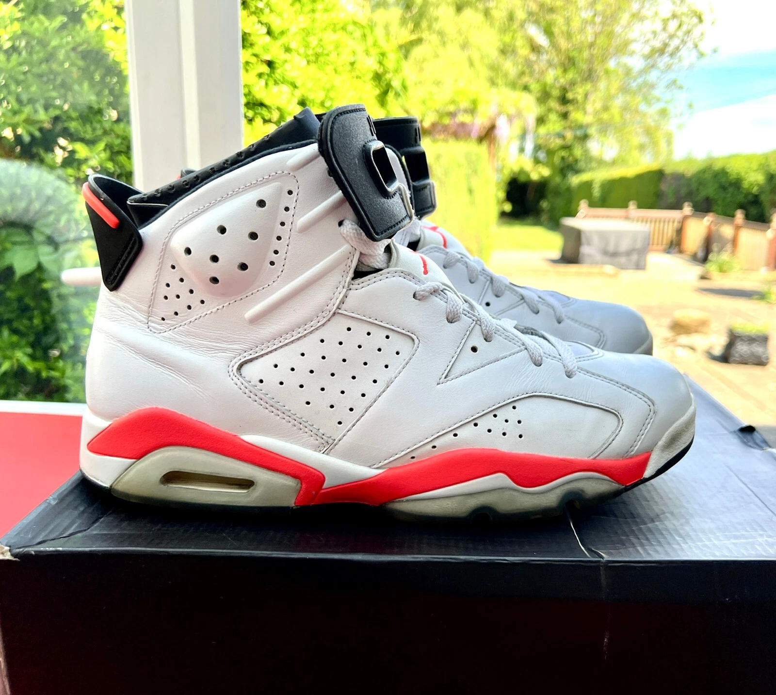Air Jordan 6 Retro 'White Infrared' 2014 Taglia UK 11 5