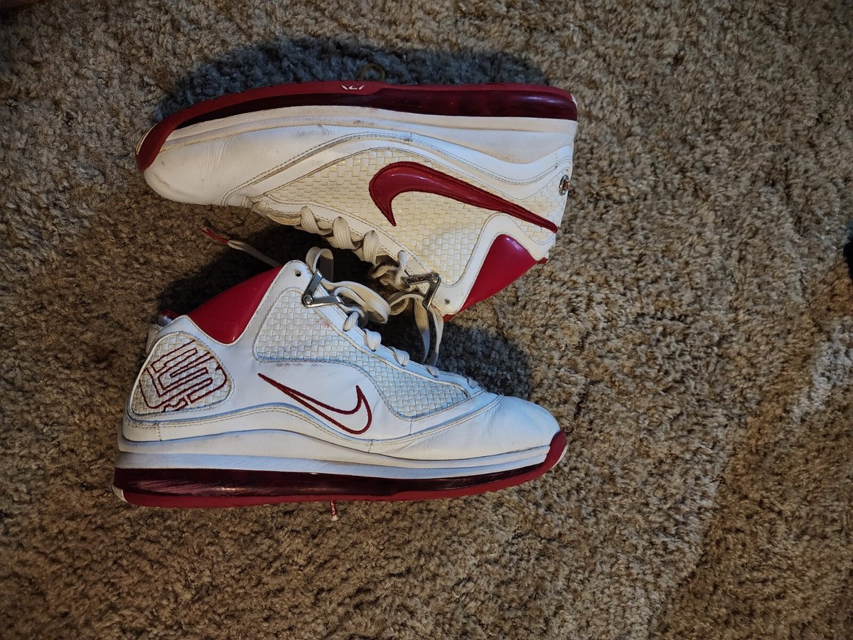 Nike Air Max Lebron VII NFW White Varsity Red Men display picture 1