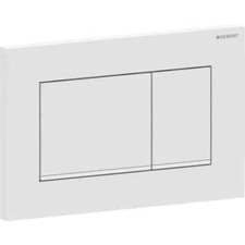 Image of Geberit Sigma30 Dual Flush Plate White & Matt White 115.883.11.1