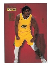 2022 Wild Card Matte National Promo Red Parallel MBN-4 Davion Mitchell 17/25