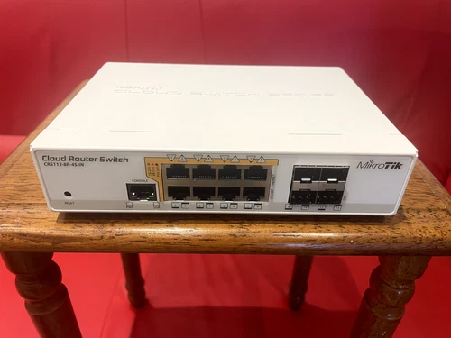 Microtik Cloud Router Switch (CRS112-8P-4S-IN)