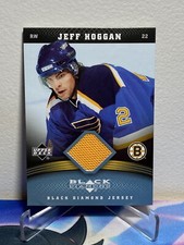 2006-07 Upper Deck BLACK DIAMOND Hockey JEFF HOGGAN #J-JH JERSEY