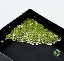 2 mm Natural Peridot Round Cut Lot 50 Pcs 1.92 CTS Calibrated Loose Gemstones