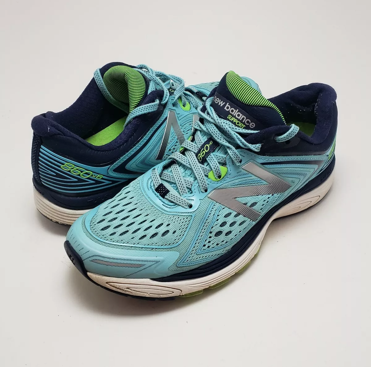 New 860v8 Asym Counter Blue Running Sneakers Size 8 eBay