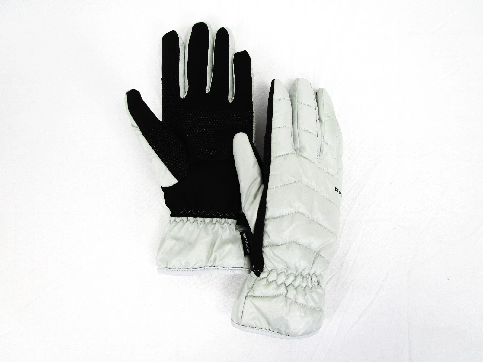 HEAD Waterproof Hybrid Womens White Gloves Touchscreen Friendly & Faux Fur Lined